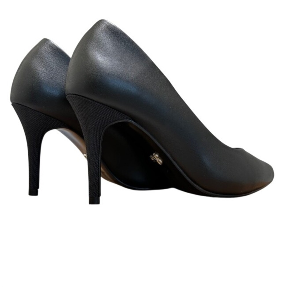 Antonia Saint NY Victoria Pump Heel 3.0 Black Leather Pointed Toe Shoes Size 5.5 - Picture 5 of 9